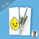 יצירה לסוכות - כרטיס נפתח עם ברכת נטילת לולב